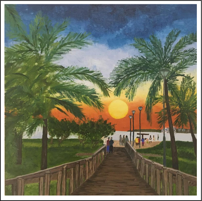 Inspiração: Pôr do sol na praia 